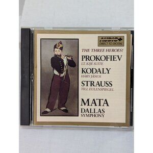 The Three Heroes! Prokofiev Kodaly Strauss Mata Dallas Symphony CD Audio Plus